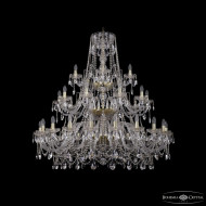 Подвесная люстра Bohemia Ivele Crystal 1411/20+10+5/460/3d G