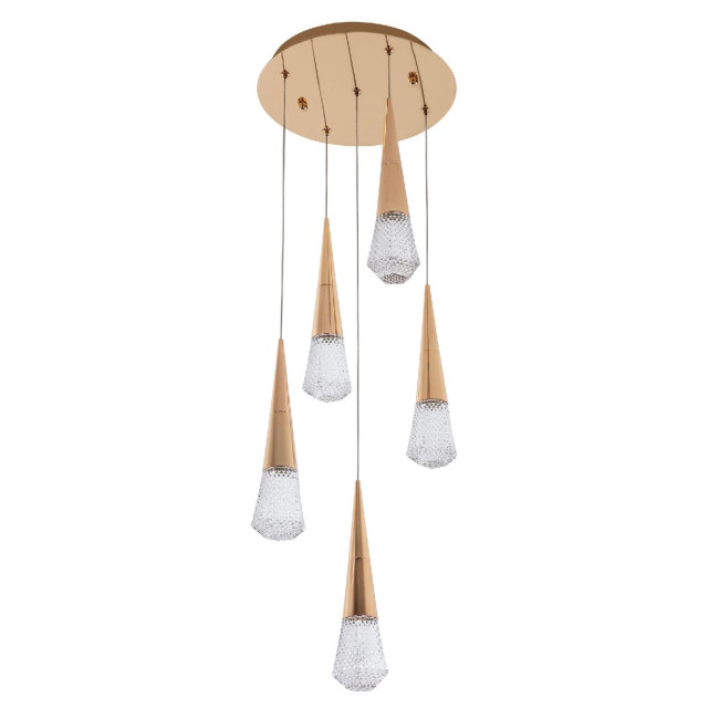 Каскадная люстра Modelux ML.3315.5 GD Каскадная люстра Modelux ML.3315.5 GD