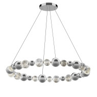 Подвесной светильник DeLight Collection Elliot Diamante MD21001002-1F chrome Подвесной светильник DeLight Collection Elliot Diamante MD21001002-1F chrome