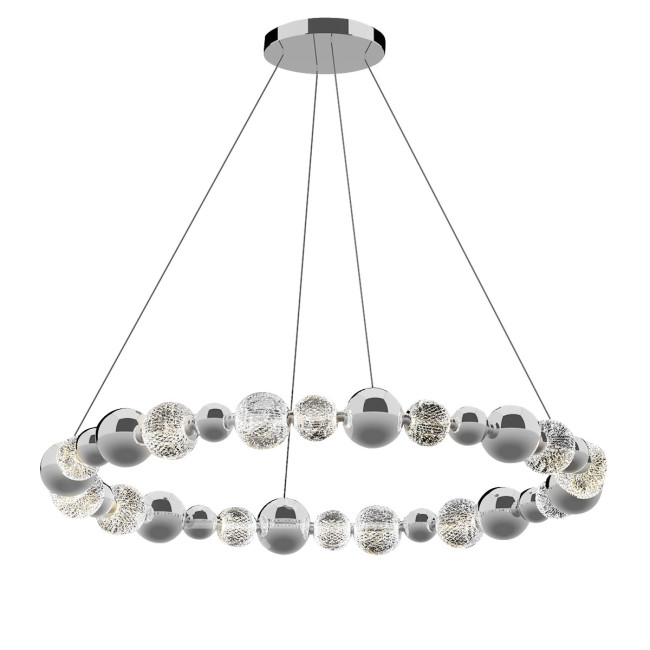 Подвесной светильник DeLight Collection Elliot Diamante MD21001002-1F chrome Подвесной светильник DeLight Collection Elliot Diamante MD21001002-1F chrome