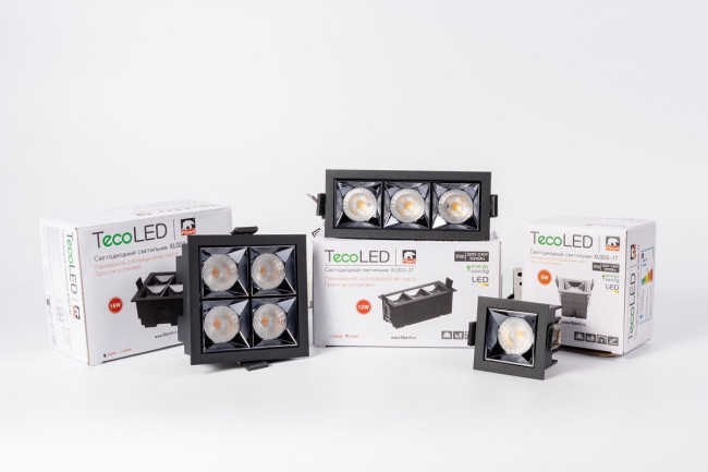 Встраиваемый светильник Fiberli XL003-4T 12130303 Встраиваемый светильник Fiberli XL003-4T 12130303