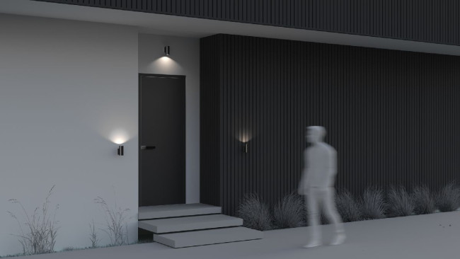 Уличный настенный светильник Maytoni Bowery O574WL-01B