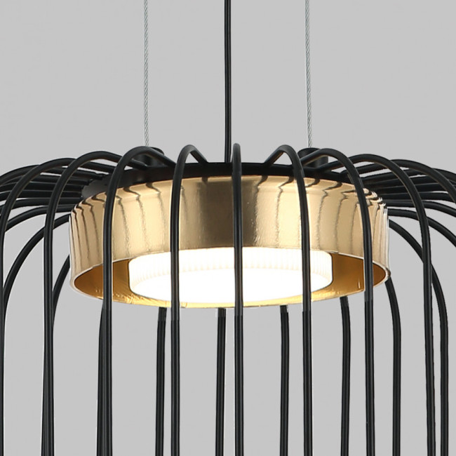 Подвесной светильник IMEX MD.23106-1-P-BK+BR Подвесной светильник IMEX MD.23106-1-P-BK+BR