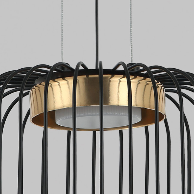 Подвесной светильник IMEX MD.23106-1-P-BK+BR Подвесной светильник IMEX MD.23106-1-P-BK+BR