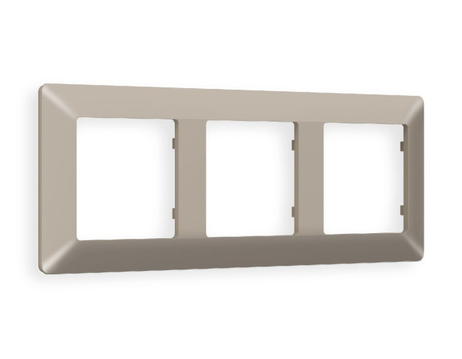 Рамка трехместная Ambrella Volt Line AF110363 Рамка трехместная Ambrella Volt Line AF110363