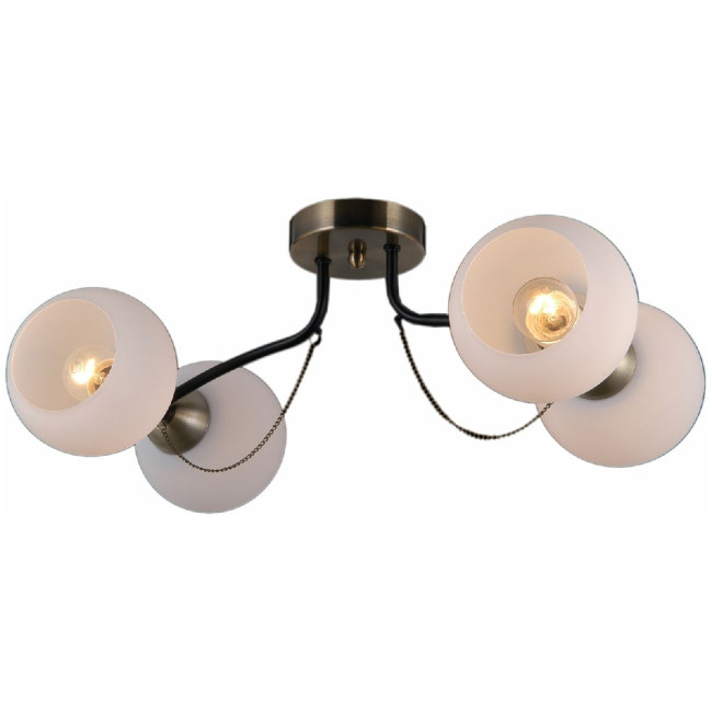 Потолочная люстра Illumico IL0035-4CSQ-79 BK AB Потолочная люстра Illumico IL0035-4CSQ-79 BK AB