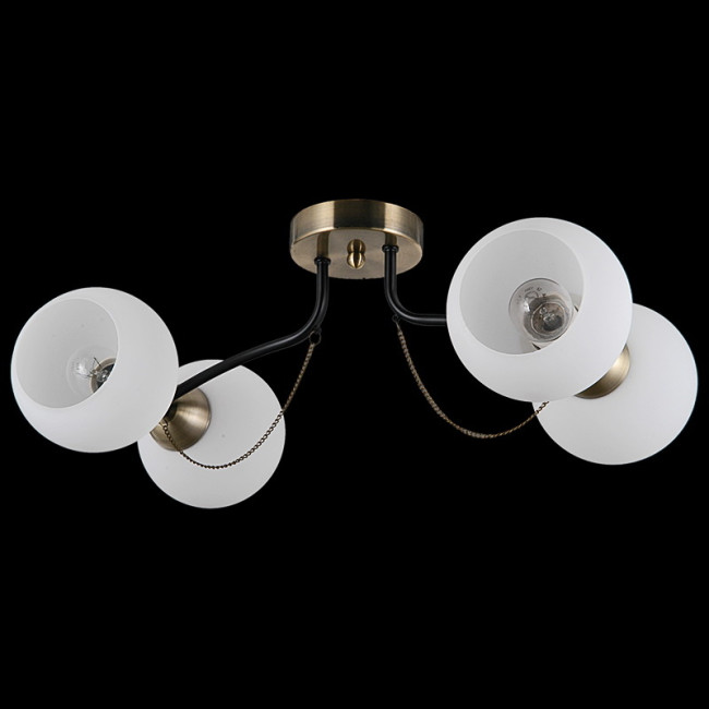 Потолочная люстра Illumico IL0035-4CSQ-79 BK AB Потолочная люстра Illumico IL0035-4CSQ-79 BK AB