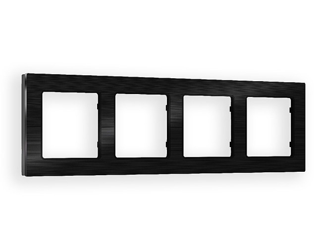 Рамка четырехместная Ambrella Volt Platos AF550504 Рамка четырехместная Ambrella Volt Platos AF550504