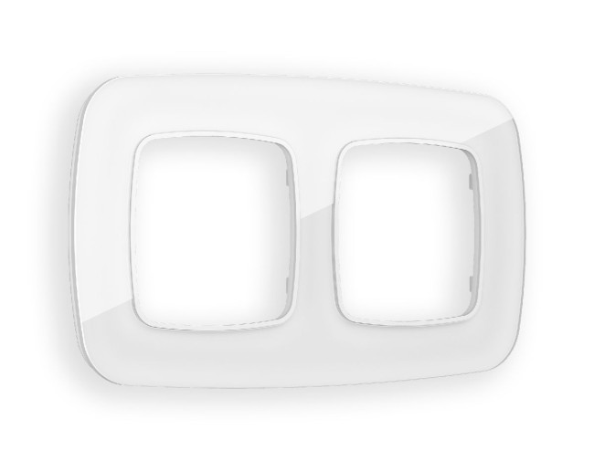 Рамка двухместная Ambrella Volt Radian OF320102 Рамка двухместная Ambrella Volt Radian OF320102