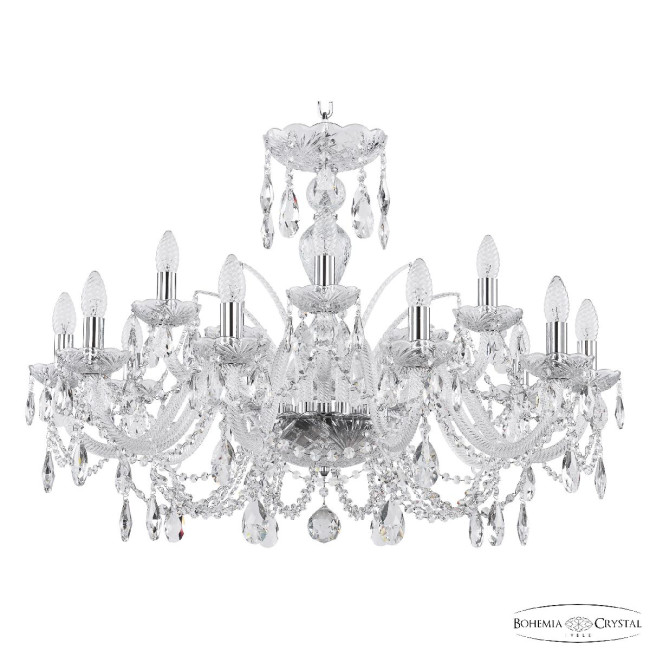 Подвесная люстра Bohemia Ivele Crystal 105/10+5/300 Ni Подвесная люстра Bohemia Ivele Crystal 105/10+5/300 Ni