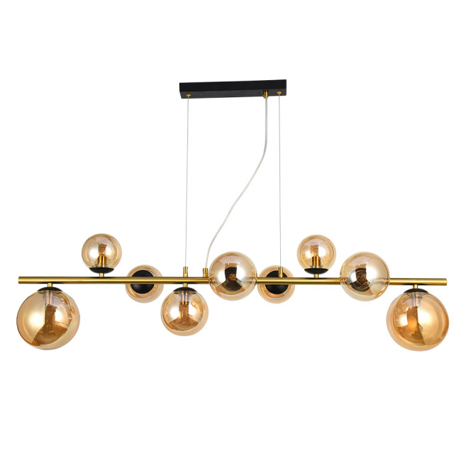 Подвесная люстра Arte Lamp Gemini A2243SP-9PB Подвесная люстра Arte Lamp Gemini A2243SP-9PB