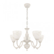 Подвесная люстра Arte Milano 347837/5 WT+SL Подвесная люстра Arte Milano 347837/5 WT+SL
