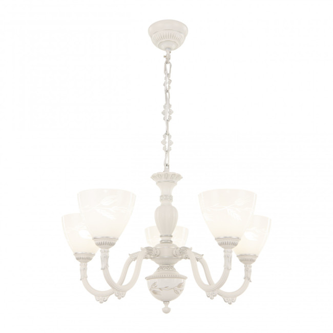 Подвесная люстра Arte Milano 347837/5 WT+SL Подвесная люстра Arte Milano 347837/5 WT+SL