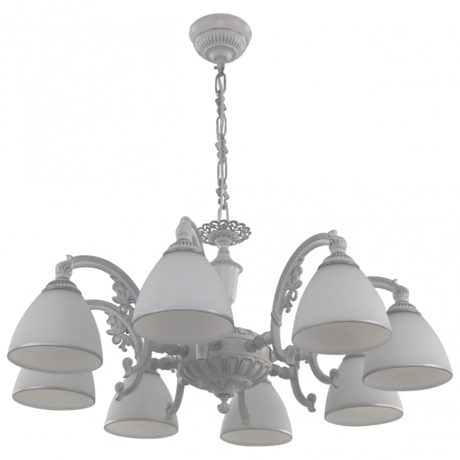 Подвесная люстра Arte Milano 341837/8 WT+SL Подвесная люстра Arte Milano 341837/8 WT+SL