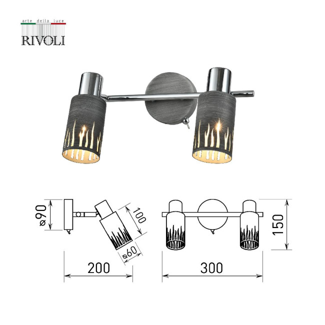 Спот Rivoli Lethe 3123-312 Б0055654 Спот Rivoli Lethe 3123-312 Б0055654
