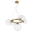 Подвесная люстра Delight Collection Puppet P68092-5 brass Подвесная люстра Delight Collection Puppet P68092-5 brass