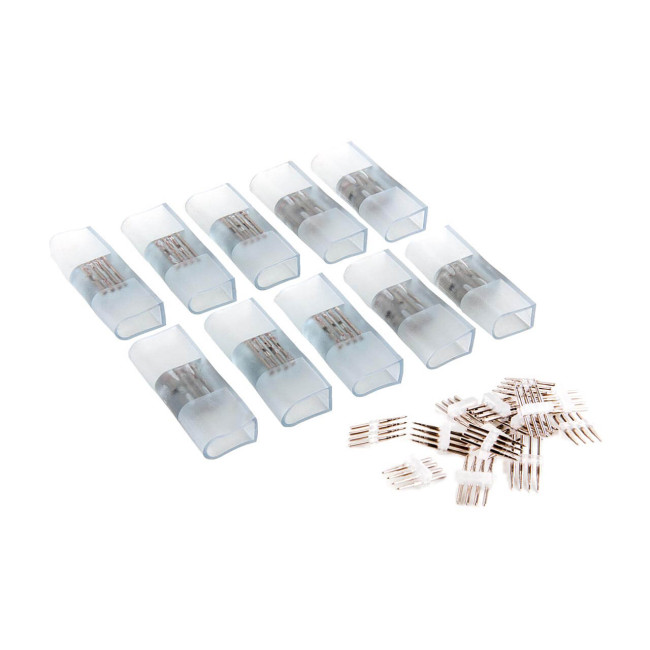 Переходник для одностороннего неона LS001 220V 5050 RGB (10 шт) Elektrostandard 4690389135057 Переходник для одностороннего неона LS001 220V 5050 RGB (10 шт) Elektrostandard 4690389135057