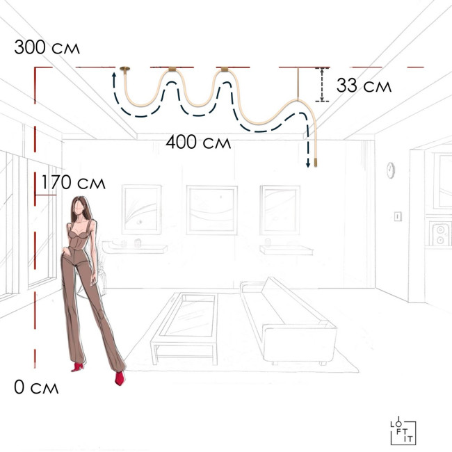 Потолочный светильник Loft IT Thread 10388B Brass Потолочный светильник Loft IT Thread 10388B Brass