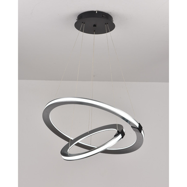 Подвесная люстра iLedex Vision 9225-8+5SD GR+BK Подвесная люстра iLedex Vision 9225-8+5SD GR+BK