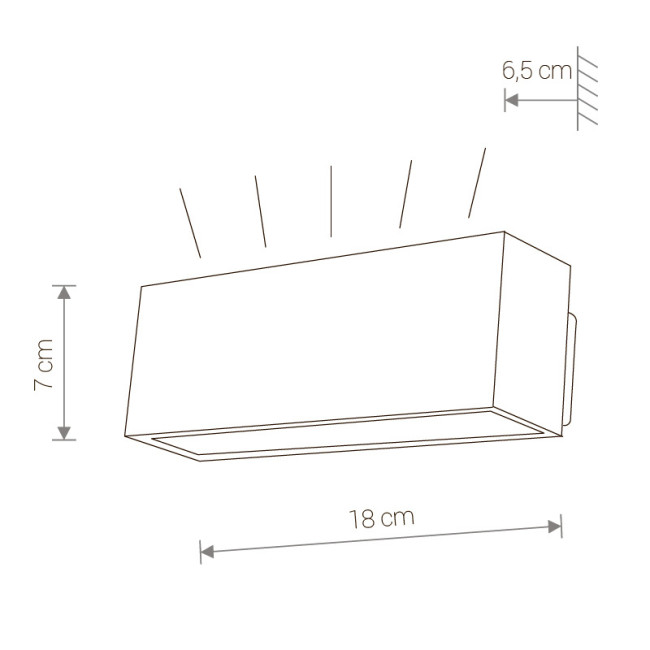 Уличный настенный светодиодный светильник Nowodvorski Unit Led 9122
