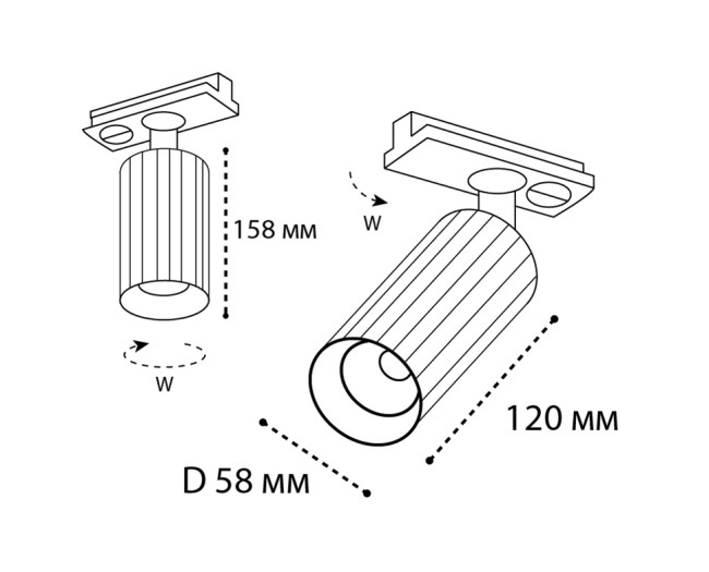 Трековый светильник Italline IT08-8010 gold Трековый светильник Italline IT08-8010 gold