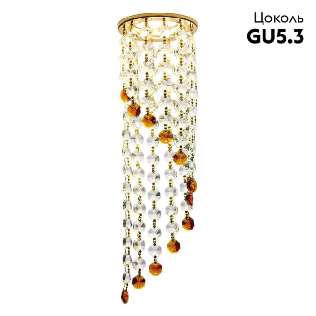 Встраиваемый светильник Ambrella Light K3440 CL/BR/G Встраиваемый светильник Ambrella Light K3440 CL/BR/G