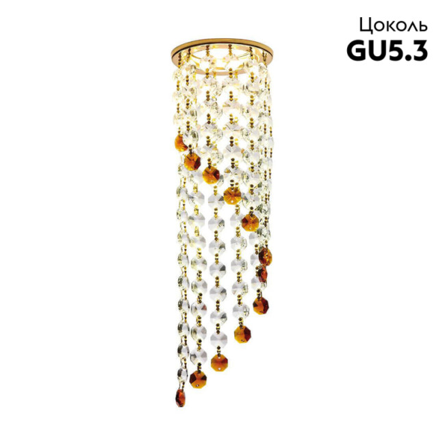 Встраиваемый светильник Ambrella Light K3440 CL/BR/G Встраиваемый светильник Ambrella Light K3440 CL/BR/G