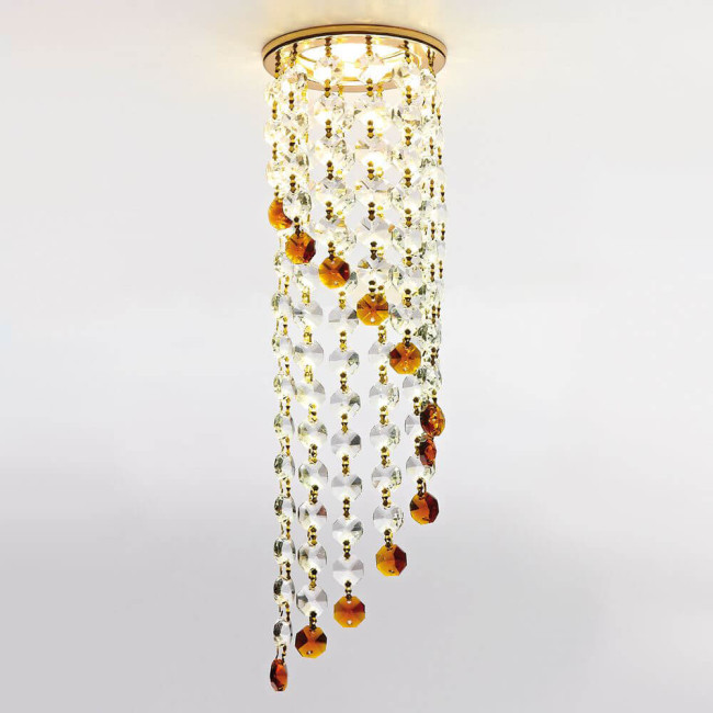 Встраиваемый светильник Ambrella Light K3440 CL/BR/G Встраиваемый светильник Ambrella Light K3440 CL/BR/G