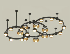 Комплект подвесного светильника Ambrella Light Techno Ring XR92222001 (A9222, A9227, C9233, C9242, C9238, C9232, N8145, N8124)