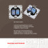 Розетка телефонная RJ11 + компьютерная RJ45 Arte Milano 206.44-1.black Розетка телефонная RJ11 + компьютерная RJ45 Arte Milano 206.44-1.black