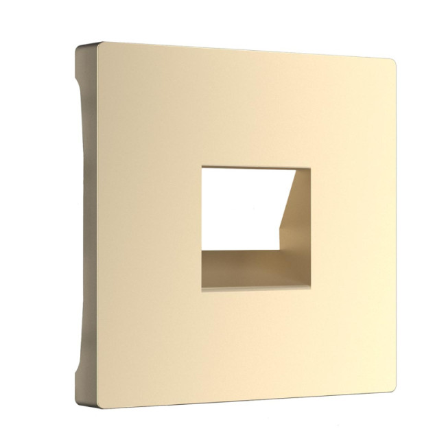 Лицевая панель Werkel розетки RJ45 и RJ11 глянцевый никель WL02-RJ-CP 4690389100406 Лицевая панель Werkel розетки RJ45 и RJ11 глянцевый никель WL02-RJ-CP 4690389100406