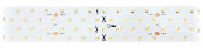 Светодиодная лента Эра 24В 2835 28,8Вт/м 3000К 2,5м IP33 LS2835-28,8-280-24-33-3000К-quadruple-2,5m Б0043106