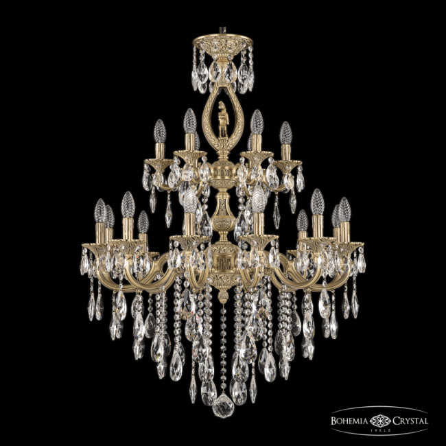 Подвесная люстра Bohemia Ivele Crystal Verona 72401/12+6/250/2d B FP FH1M Подвесная люстра Bohemia Ivele Crystal Verona 72401/12+6/250/2d B FP FH1M