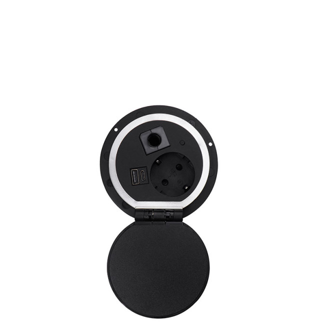 Блок розеток 51 (1 секция и 2 USB) Mebax 00-00000828 Блок розеток 51 (1 секция и 2 USB) Mebax 00-00000828