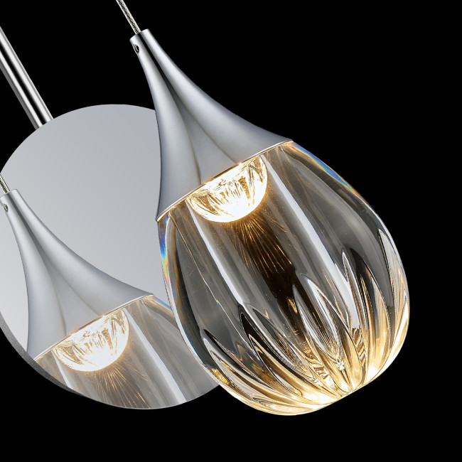 Настенный светильник MB24001004-1A chrome/clear Настенный светильник MB24001004-1A chrome/clear