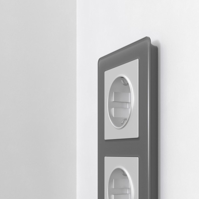 Рамка на 3 поста Werkel Acrylic графит 4690389184895 W0032704