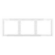 Рамка на 3 поста Voltum S70 VLS100301 (белый глянцевый)