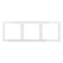 Рамка на 3 поста Voltum S70 VLS100301 (белый глянцевый)