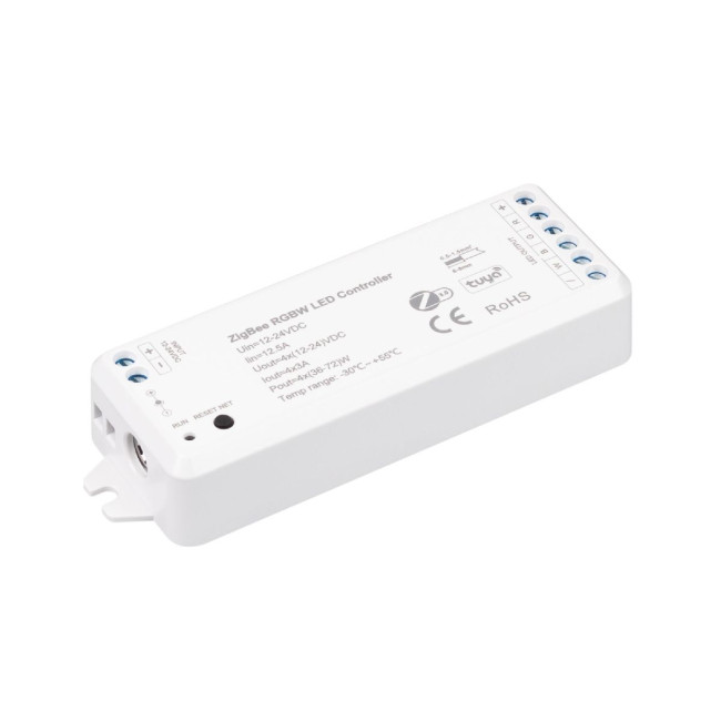 Диммер Arlight SMART-PWM-102-72-RGBW-SUF (12-24V, 4x3A, ZB) 046537 Диммер Arlight SMART-PWM-102-72-RGBW-SUF (12-24V, 4x3A, ZB) 046537