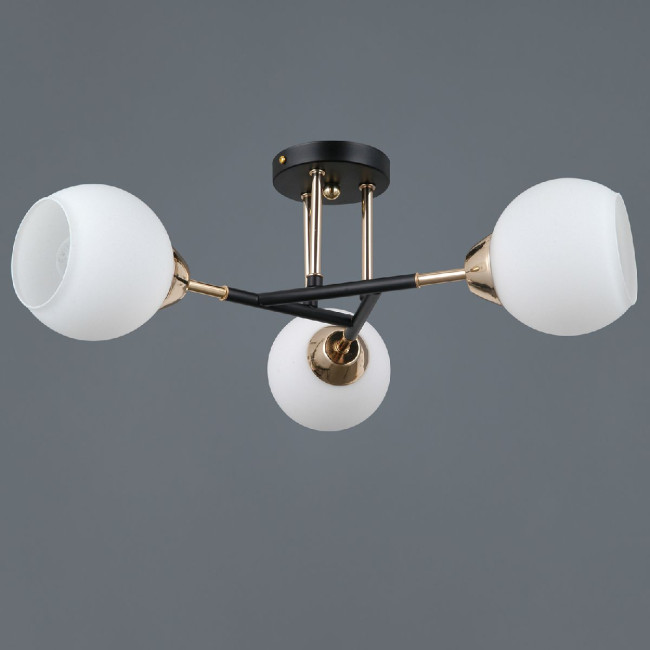 Потолочная люстра Illumico IL0689-3CSQ-24 BK FGD LIBRA Потолочная люстра Illumico IL0689-3CSQ-24 BK FGD LIBRA