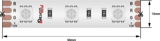 Светодиодная лента DesignLed DSG560-12-RGB-65 001489 Светодиодная лента DesignLed DSG560-12-RGB-65 001489