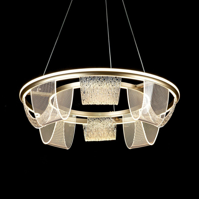 Подвесная люстра LED4U L7706-630 GD Подвесная люстра LED4U L7706-630 GD
