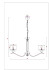 Подвесная люстра Arte Lamp Alhena A4091LM-8CC Подвесная люстра Arte Lamp Alhena A4091LM-8CC
