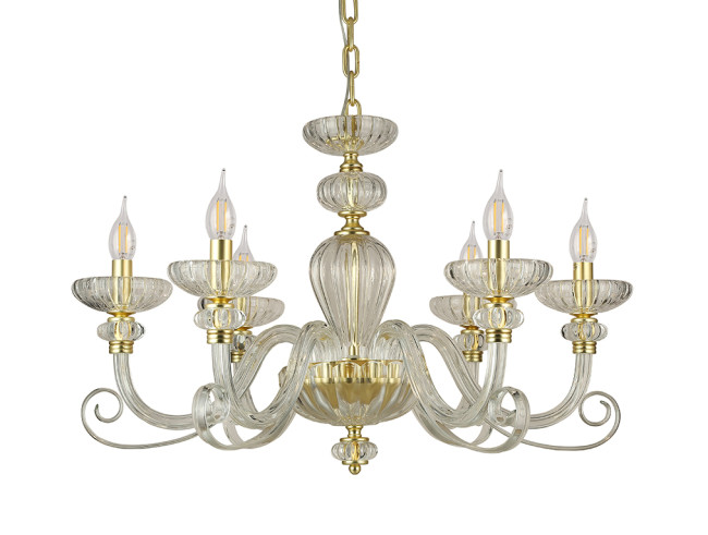 Подвесная люстра Newport 8626/C mat.soft gold clear М0071526 Подвесная люстра Newport 8626/C mat.soft gold clear М0071526