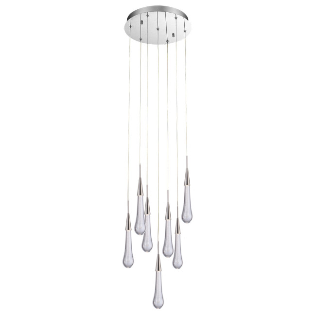Подвесной светильник Pour 7A satin nickel Подвесной светильник Pour 7A satin nickel
