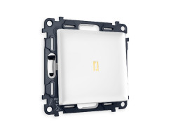 Комплект механизма 1-кл выключателя с подсветкой Ambrella Volt Alfa MA122010