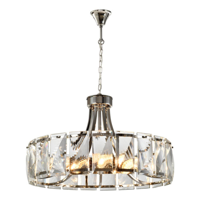 Подвесная люстра iLamp Panorama P2550-7 Nickel