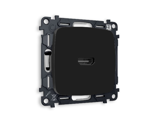 Комплект механизма розетки HDMI 2.0 40V/500mA 2.0GHz 5-18Gbit/s Ambrella Volt Omega MO814010 Комплект механизма розетки HDMI 2.0 40V/500mA 2.0GHz 5-18Gbit/s Ambrella Volt Omega MO814010