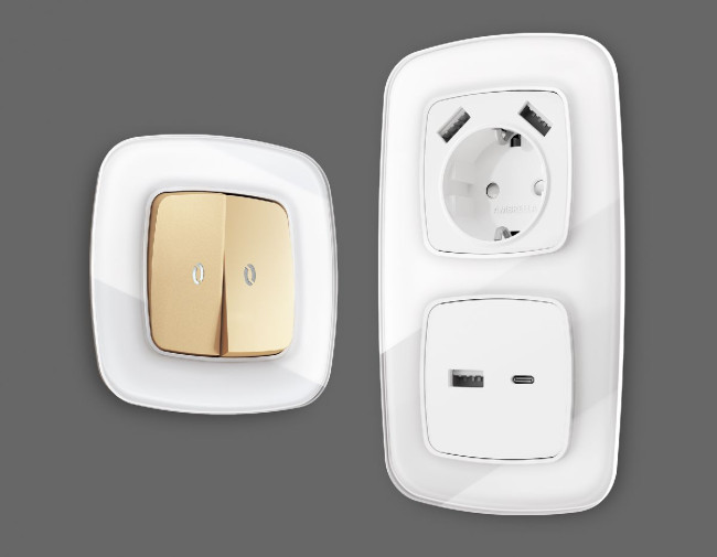 Рамка трехместная Ambrella Volt Radian OF320103 Рамка трехместная Ambrella Volt Radian OF320103