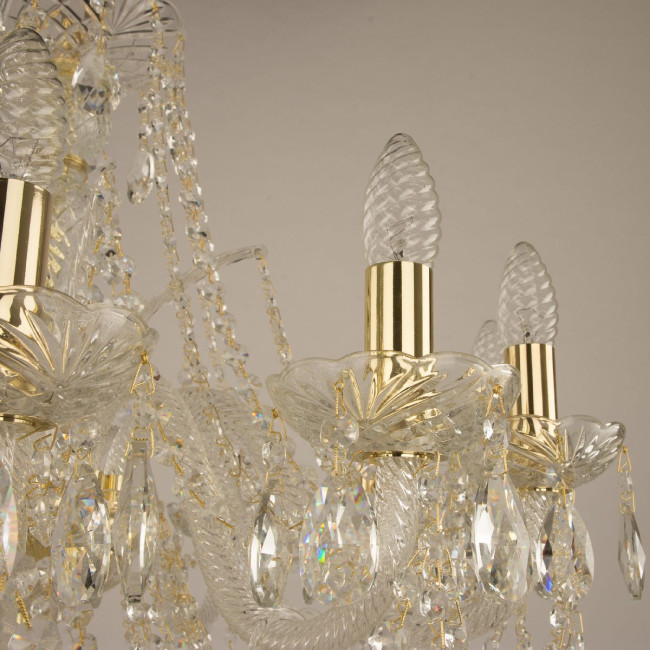 Подвесная люстра Bohemia Ivele Crystal 105/12/240 G Подвесная люстра Bohemia Ivele Crystal 105/12/240 G